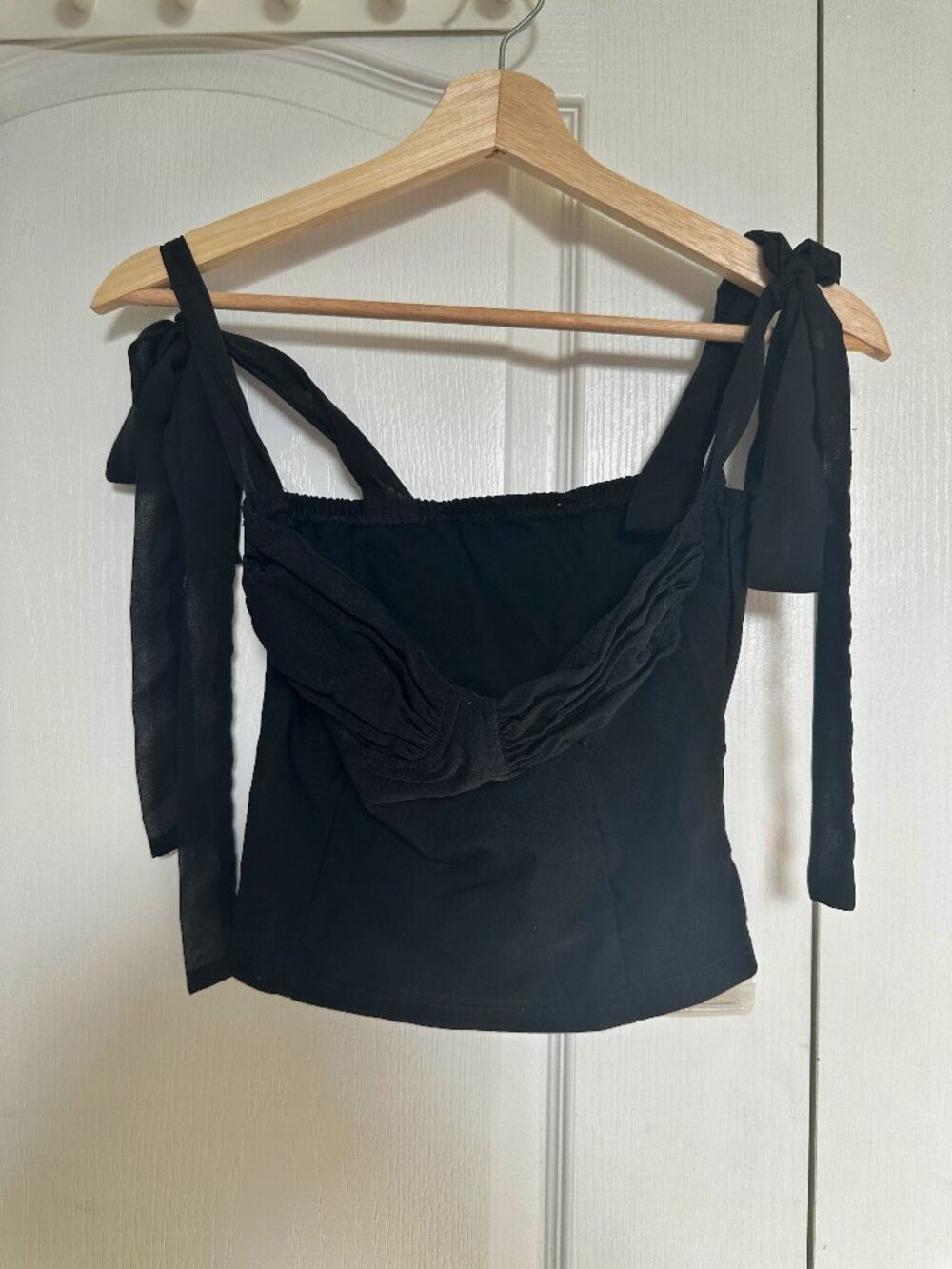 j.ing - breezy days corset top (black) - size L